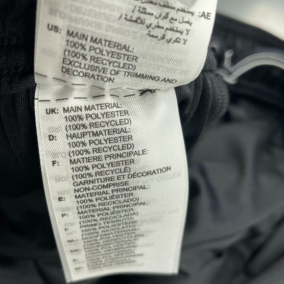 NEW Adidas Men's XL Stripe Shorts Black/White Polyester Athletic - Picture 5 of 8